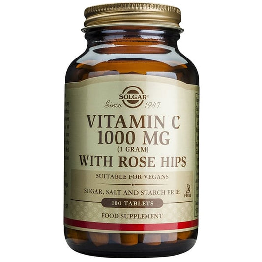 Solgar Vitamin C 1000mg with Rose Hips  100 tableta