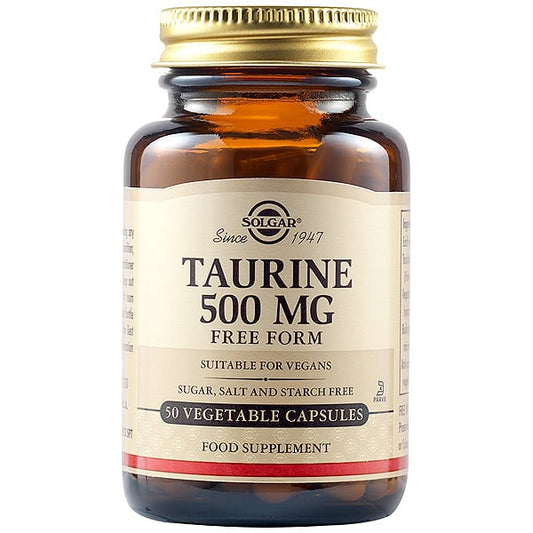 Solgar Taurine 500mg  50 kapsula vegjetariane