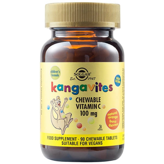 Solgar Kangavites Vitamin C 100mg  90 tableta përtypëse