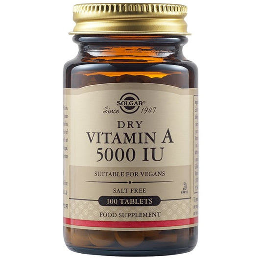 Solgar Dry Vitamin A 5000IU  100 tableta