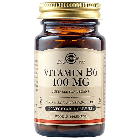 Solgar Vitamin B6 100mg  100 kapsula vegjetariane