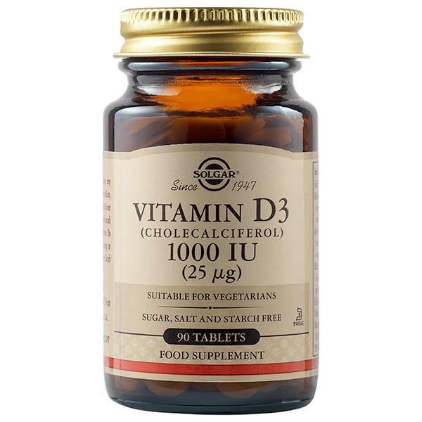 Solgar Vitamin D3 1000 IU (25 μg) 90 tableta