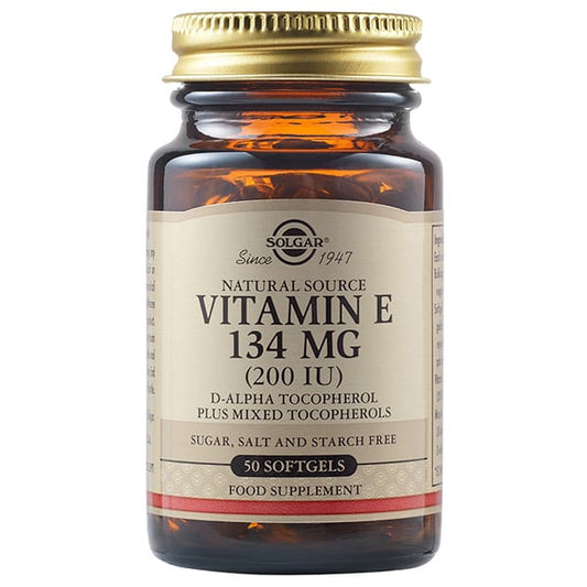 Solgar Vitamin E 134mg (200IU)  50 kapsula të buta