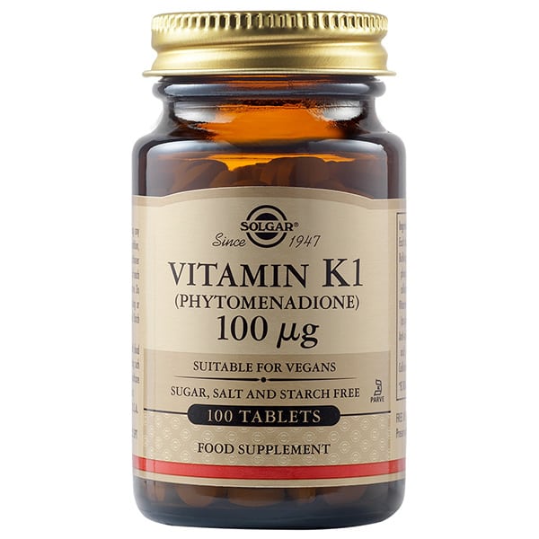 Solgar Vitamin K1 100 μg 100 tableta