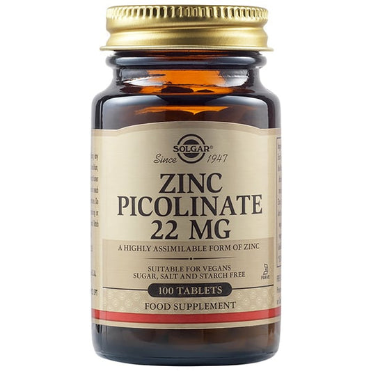 Solgar Zinc Picolinate 22mg  100 tableta