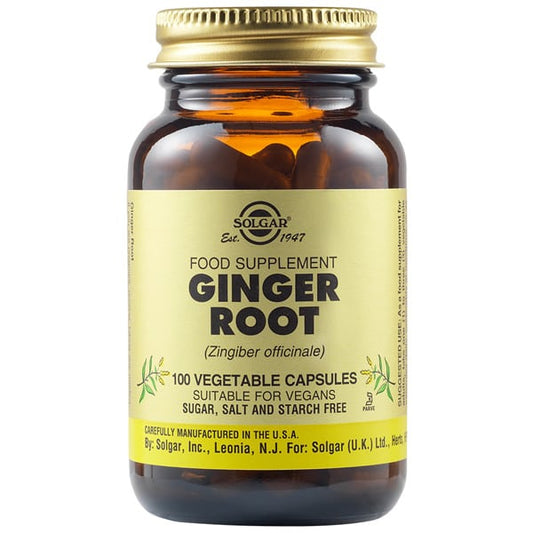 Solgar Ginger Root  100 kapsula vegjetariane