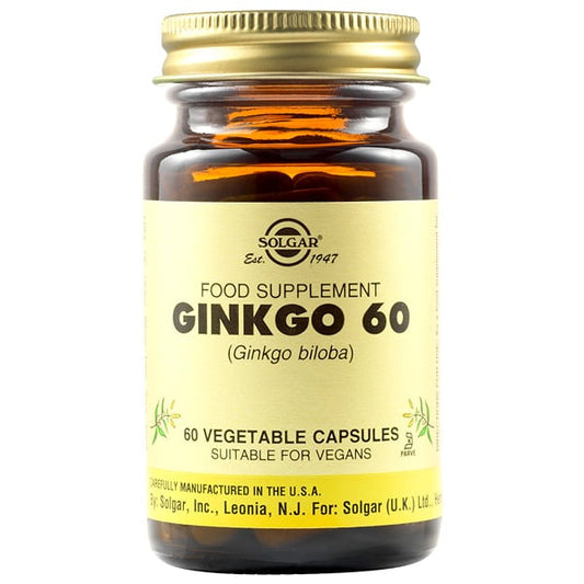 Solgar Ginkgo Biloba 60mg  60 kapsula vegjetariane