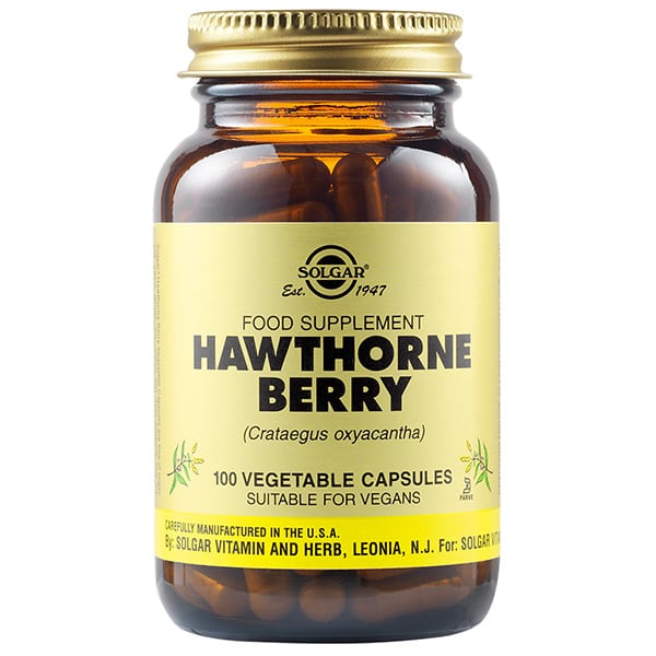 Solgar Hawthorne Berry (Crataegus Oxyacantha)  100 kapsula vegjetariane