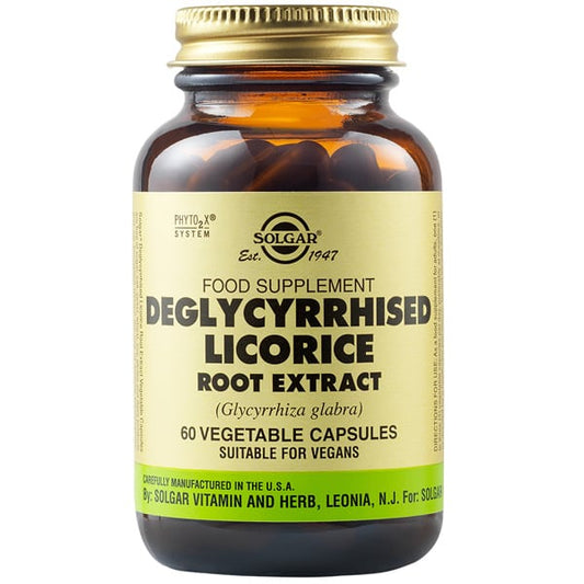 Solgar Deglycyrrhised Licorice Root Extract  60 kapsula vegjetariane