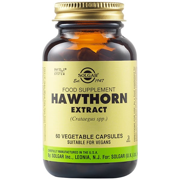 Solgar Hawthorn Herb Extract  60 kapsula vegjetariane