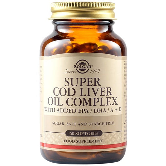 Solgar Super Cod Liver Oil Complex  60 kapsula të buta