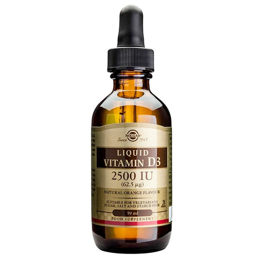 Solgar Vitamin D3 2500IU Liquid (62.5  μg) 59 ml