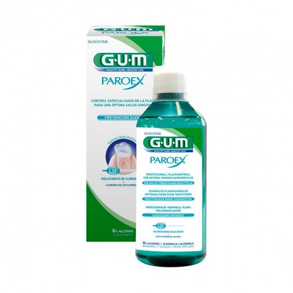 Gum Paroex Daily Prevention 0.06% CHX + 0.05% CPC Mouthwash  500 ml