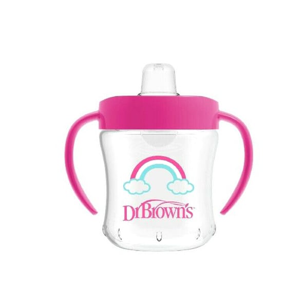 Dr. Brown's (TC 61001) Soft-Sprout Transition Cup  180ml - Fuksia