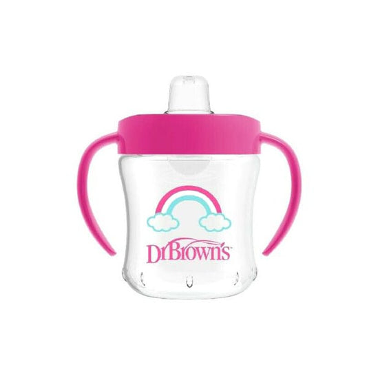 Dr. Brown's (TC 61001) Soft-Sprout Transition Cup  180ml - Fuksia