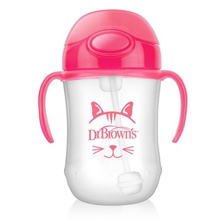 Dr. Brown's Baby's First Straw Cup 6m+ Pink  270 ml