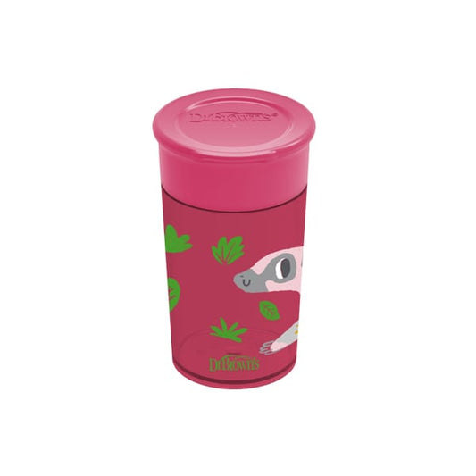 Dr. Brown's Cheers 360° Spoutless Transition Cup 9m+  300ml - Fuksia