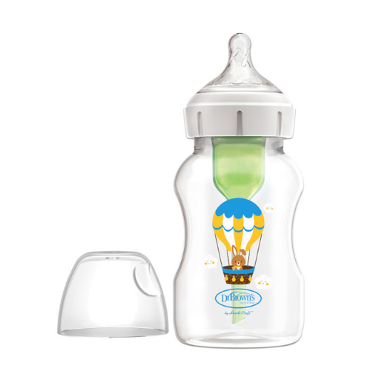 Dr. Brown's Options+ Anti-Colic Plastic Bottle 3m+  330ml - Tullumbace Lepuri