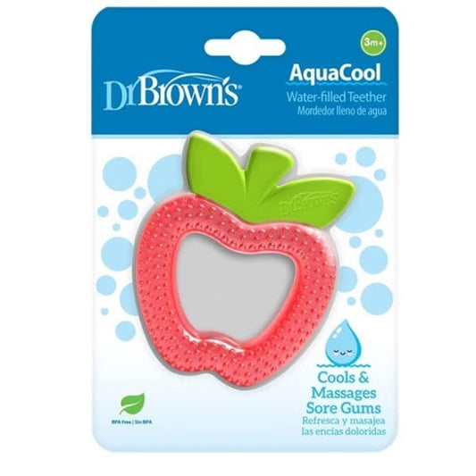 Dr. Brown's Aqua Cool Silicone Teething Ring Apple 3m+  1 copë