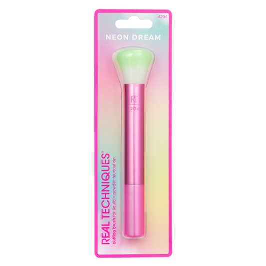 Real Techniques RT204 Neon Dream Buffing Brush for Liquid & Powder Foundation  1 copë