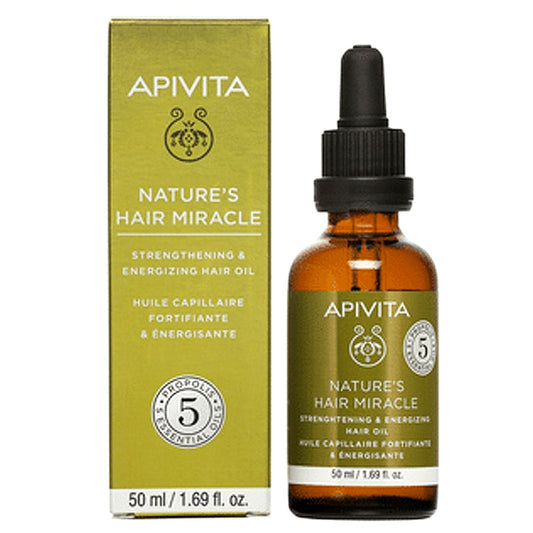 Apivita Nature's Hair Miracle Strengthening & Energizing Hair Oil  50 ml