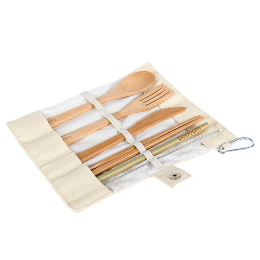 Boobam Tensils Cutlery Set  7 copë - Bezhë