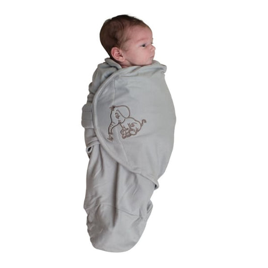 Bo Jungle Cotton Swaddling Blanket Elephant  1 copë