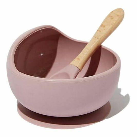 Bo Jungle Kids Feeding Set with Silicone Suction Bowl & Spoon  1 set - ROZË