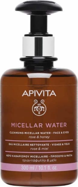 Apivita Cleansing Micellar Water Face & Eyes with Rose & Honey  300 ml