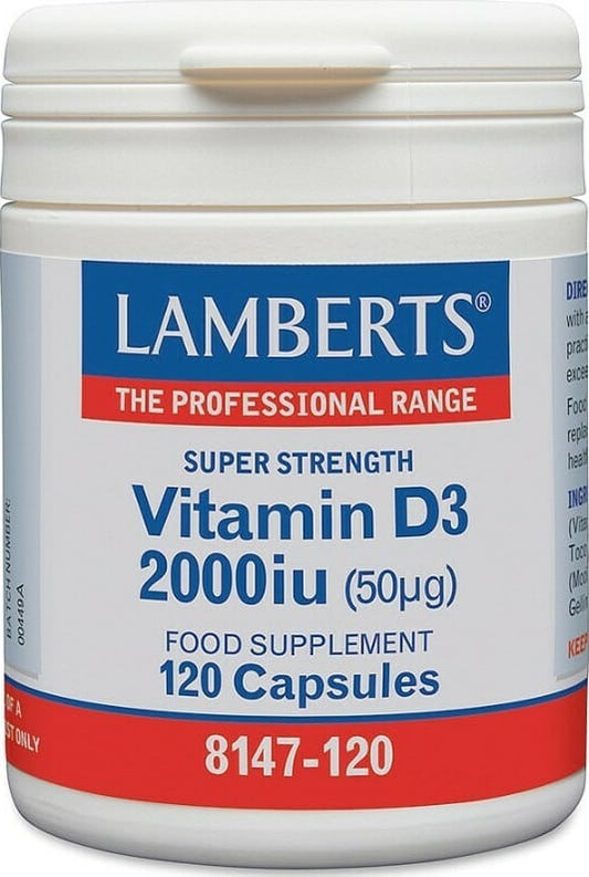 Lamberts Vitamin D3 2000iu  120 kapsula