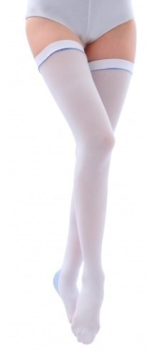 Adco Thigh Root Socks (07460) Anti-embolism (18mm Hg)  1 palë Ngjyra e Bardhë