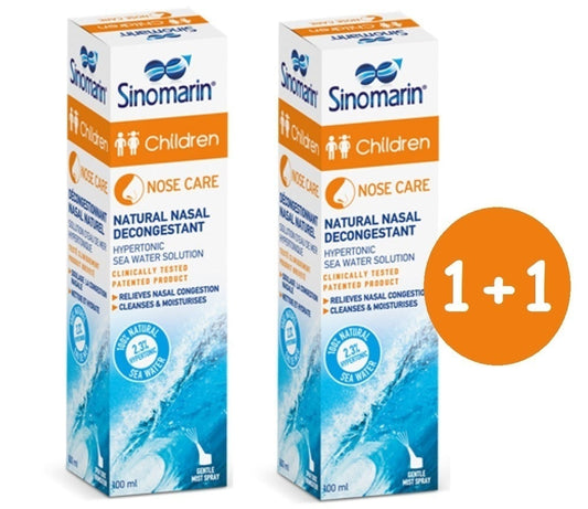 2 x Sinomarin Children 100% Natural Nasal Decongestant  2x100ml