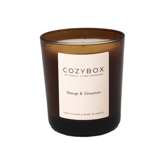 Cozybox Soy Candle Orange & Cinnamon  180g