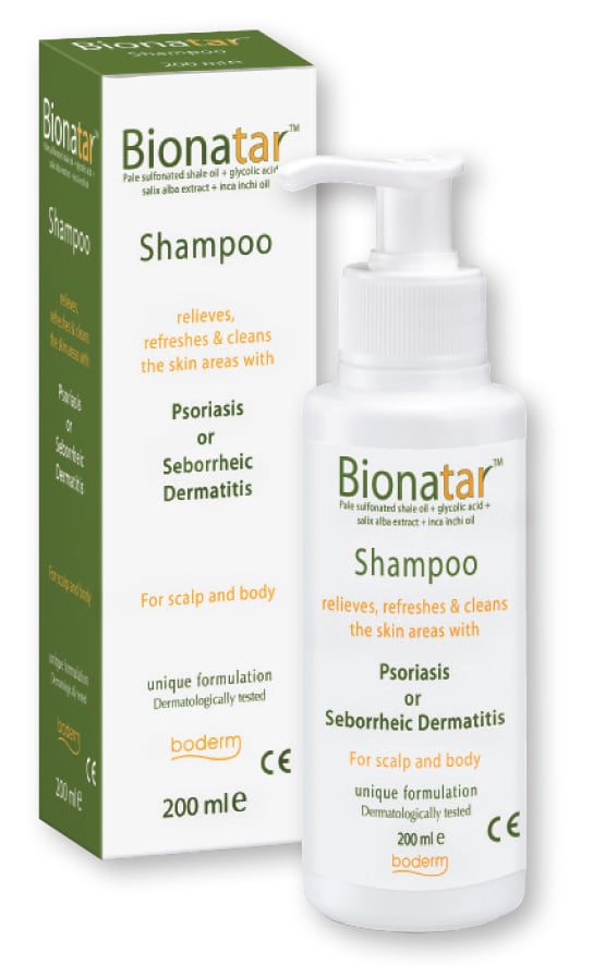 Boderm Bionatar Shampoo for Psoriasis & Seborrheic Dermatitis  200 ml