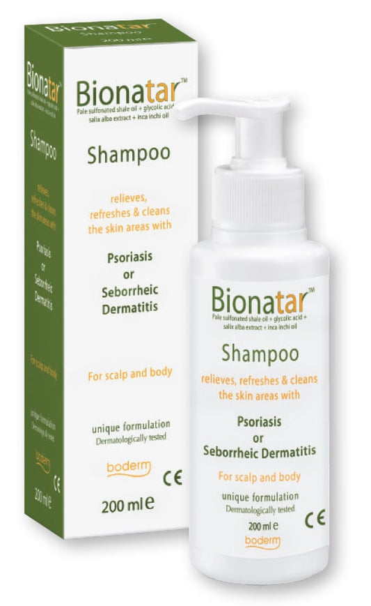Boderm Bionatar Shampoo for Psoriasis & Seborrheic Dermatitis  200 ml