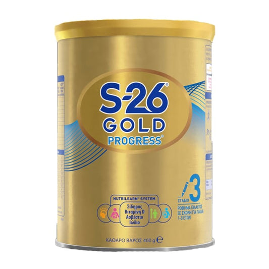 S-26 Progress Gold 3 Infant Milk 1y+  400g