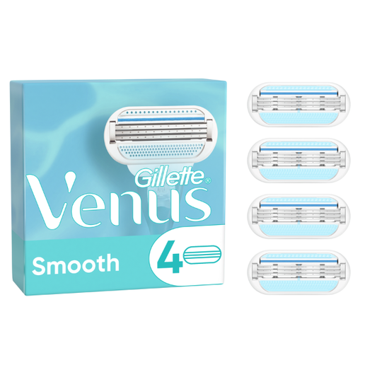 Gillette Venus Smooth Women's Razor Blade Refills  4 copë