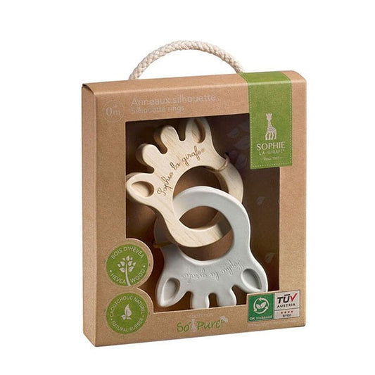 Sophie la Girafe So Pure Silhouette Teething Rings 0m+  1 copë