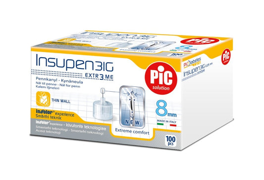 Insupen Pen Needle 31G x 8mm  100 copë
