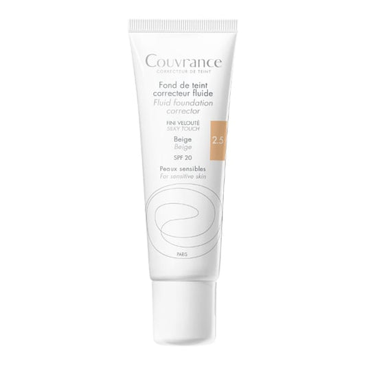 Avene Couvrance Fluid Foundation Corrector SPF20 - 2.5 Beige  30 ml