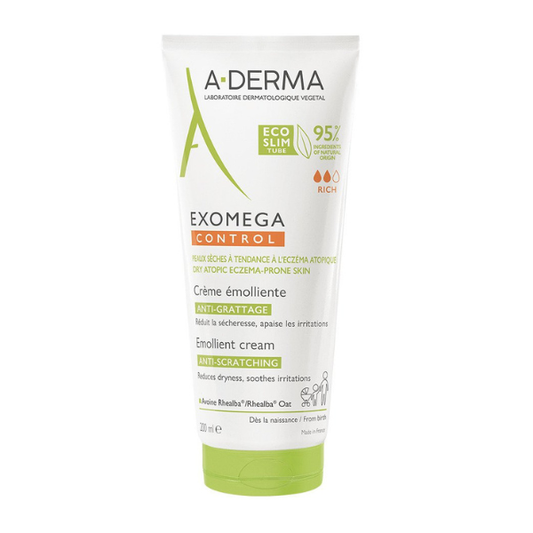 A-Derma Exomega Control Anti-Scratching Emollient Cream  200 ml