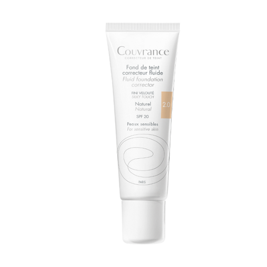 Avene Couvrance Fluid Foundation Corrector SPF20 - 2.0 Natural  30 ml