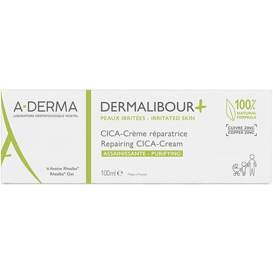 A-Derma Dermalibour + Repairing Cica-Cream  100 ml