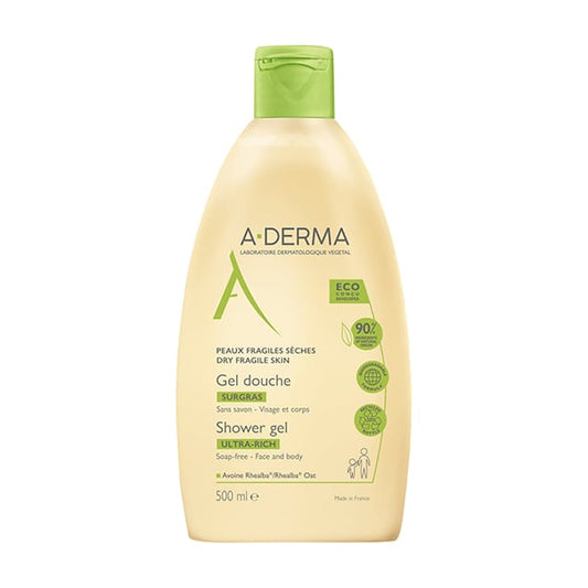 A-Derma Ultra-Rich Shower Gel for Dry Fragile Skin  500 ml