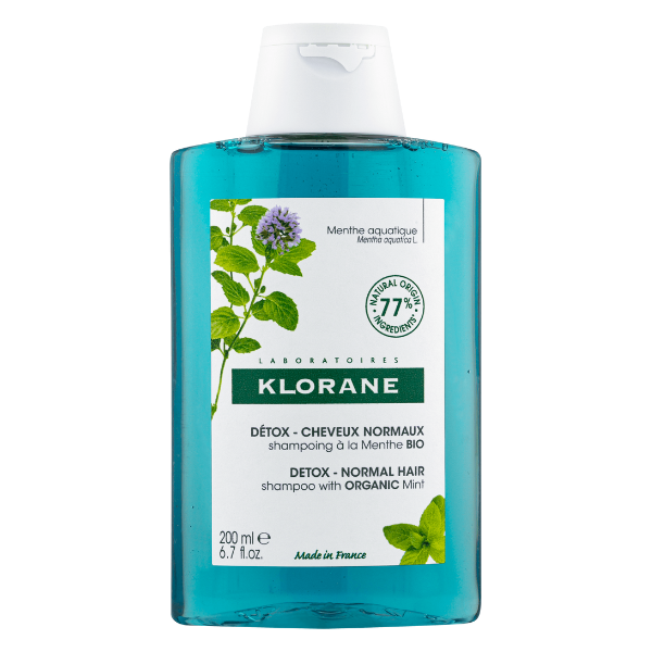 Klorane Anti-Pollution Detox Shampoo with Aquatic Mint  200 ml