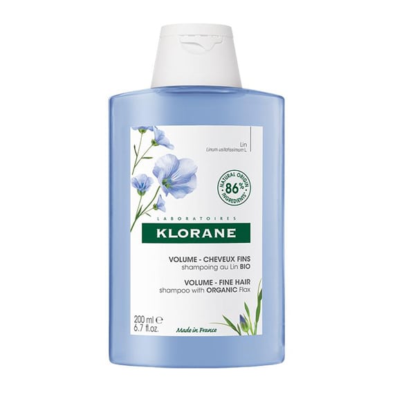 Klorane Volume Shampoo with Organic Flax for Fine Hair  200 ml