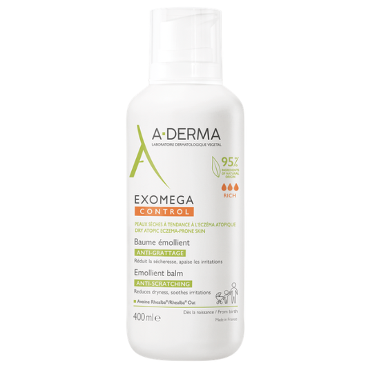 A-Derma Exomega Control Rich Emollient Balm Anti-Scratching  400 ml
