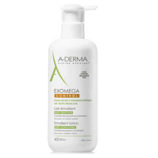 A-Derma Exomega Control Emollient Lotion Anti-Scratching  400 ml