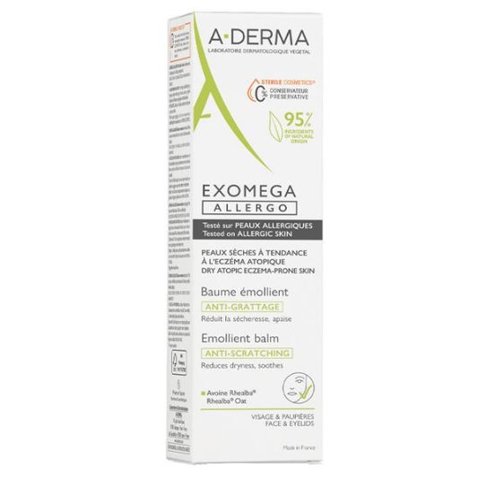 A-Derma Exomega Allergo Anti-Scratching Emollient Balm  200 ml