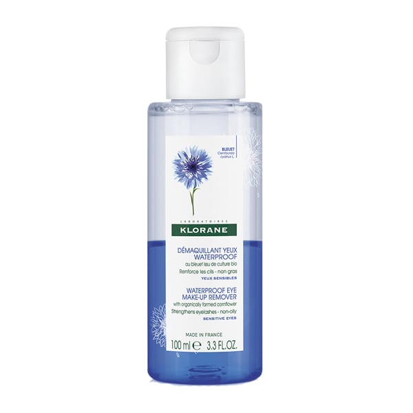 Klorane Waterproof Eye Make-Up Remover with Cornflower  100 ml
